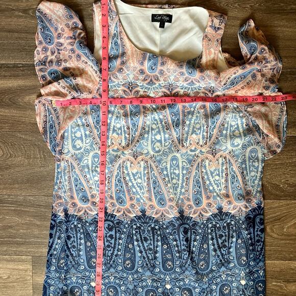 Love Reign Chiffon Drop Sleeve Shift Dress (L) - Picture 10 of 10